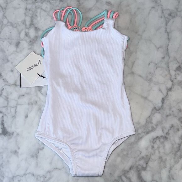 NWT Peixoto Kids Swimsuit with Pastel Accents 2Y - Picture 6 of 6